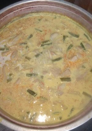 Foto resep Lodeh Nangka campur kacang panjang dn tempe