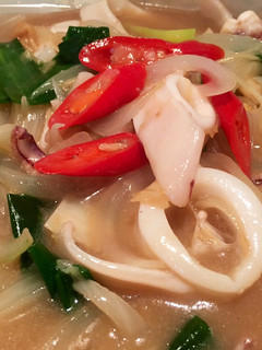 🦑思鄉的滋味~生炒花枝意麵 的食譜成品照片