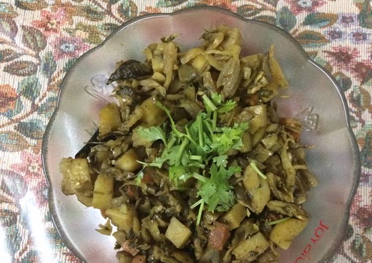 Recipe of Perfect Mixed veggies with fenugreek leaves