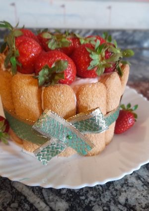 Una foto de Charlotte de frutilla