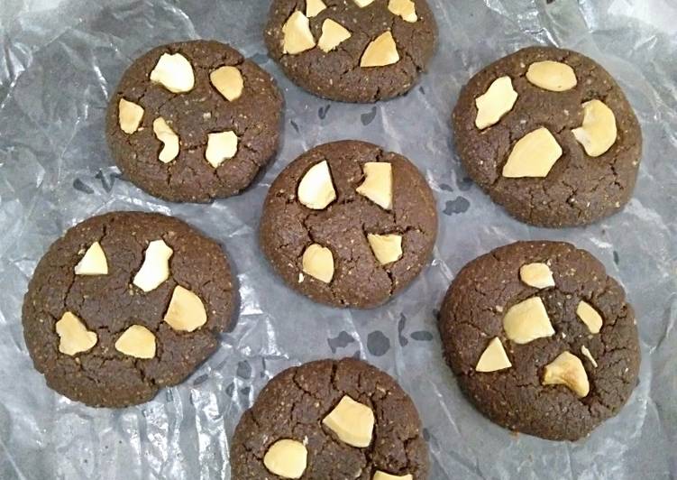 Guide to Make Choco Oats Cashew cookies