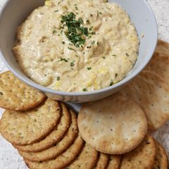 A picture of Bacon Cheese & Sweet Corn Dip.