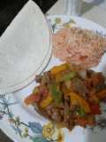 Steak Fajitas With In House Mexican Rice