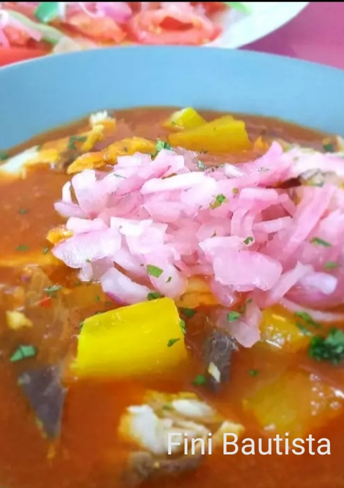 Una foto de Encebollado ecuatoriano