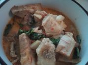Gambar lodeh tewel daging