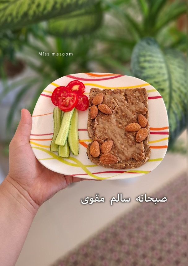 عکسی از دستور صبحانه سالم مقوی