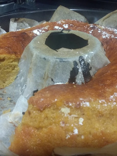 Una foto de Bizcocho húmedo de calabaza