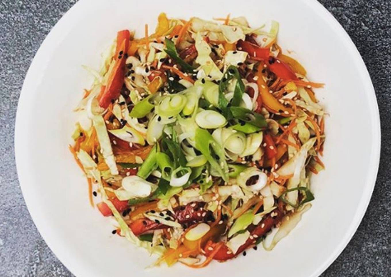 Asian cabbage slaw