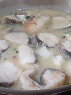 Una foto de Bacalao en salsa semipicante