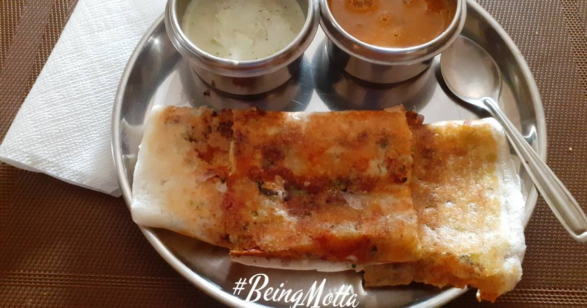 Cheese Onion Dosa Street Style Recipe by Jasmin Motta _ BeingMotta