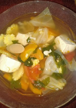 Foto resep Sup Tahu Sayuran