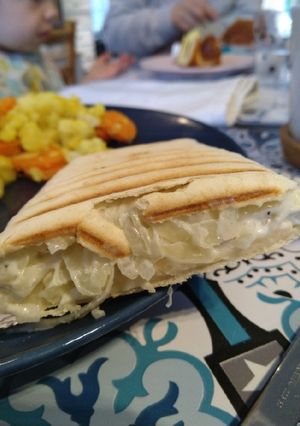 Une photo de Wraps chaud à l'oignon