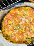 Quiche au poireau, filet de poulet au curry