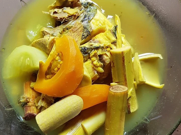 Langkah Gampang Menyiapkan Resep Sayur asam khas dayak, humbut pekat/latung yang Uenak Anti Ribet, Menggugah Selera