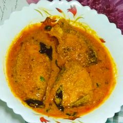 A picture of Fish Curry (Fish Kuzhambu) 🐟.