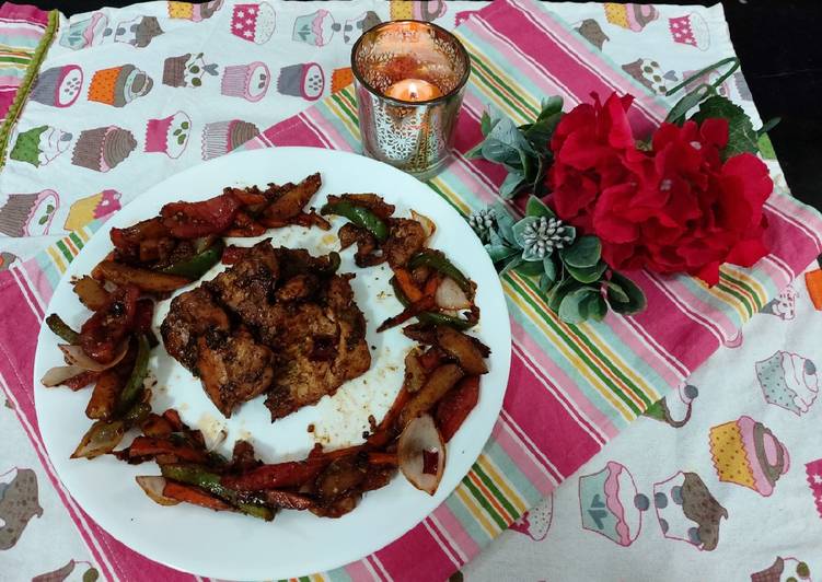Easiest Way to Prepare Recipe of Grilled chicken with veg