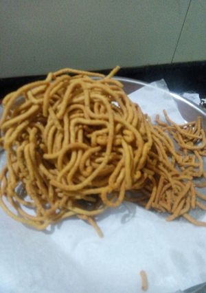 A picture of Kurkure sev.