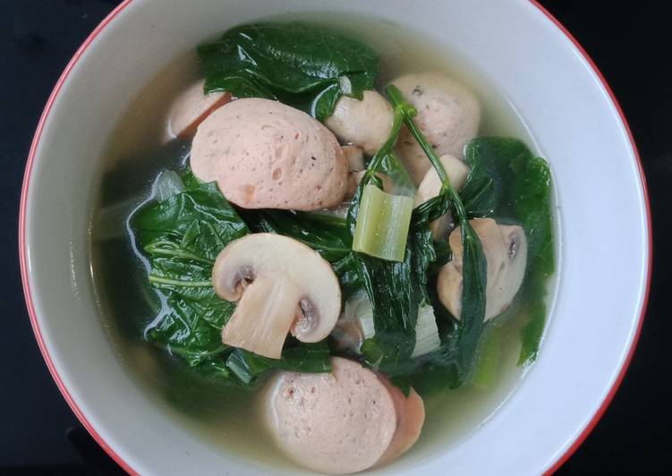 Cara Gampang Menyiapkan Sup Jamur Kancing/Champignon, Lezat Sekali