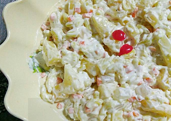 Recipe of Homemade Resturant style Russian Salad #cookpadfruits