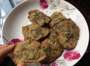 Hình của món Bánh khoai lang yến mạch ngũ cốc giảm cân.