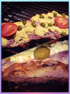 Una foto de Matambre a la pizza a la parrilla