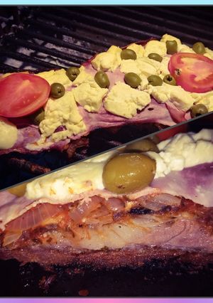 Una foto de Matambre a la pizza a la parrilla