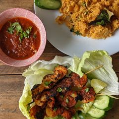 A picture of Prawns tandoori.