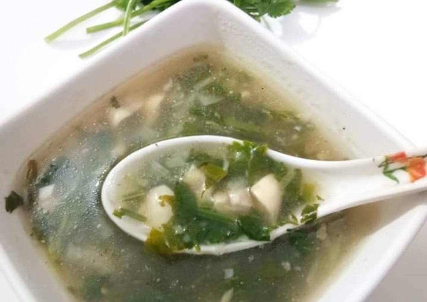 Lemon coriander soup