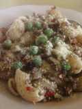 Coditos con carne picada