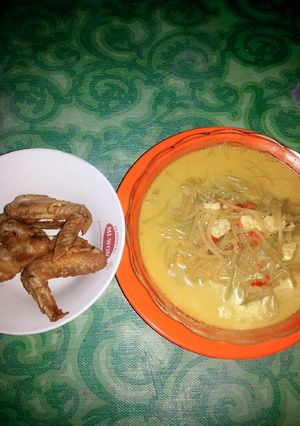Foto resep Sayur Jipan Tempe bumbu kuning enyaak