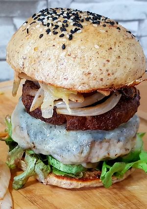 รูปของ Double cheese burger KETO