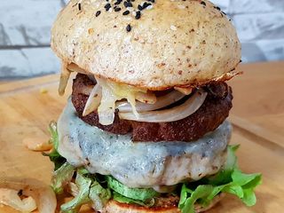 Double cheese burger KETO