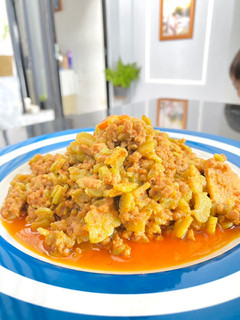 Foto resep Oseng Pare Daging Cincang Pedas