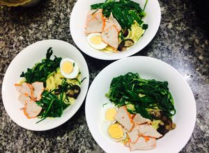 Hình của món Mì vằn thắn.