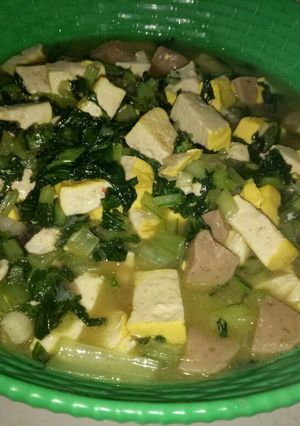 Foto resep Sayur sosin tahu+bakso