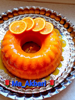 عکسی از دستور ☘️کیک پرتقالی با سس پرتقالی