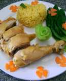 Cơm Gà Nấu Nồi Cơm Điện