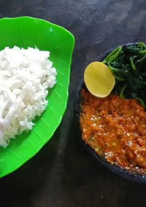 Foto resep Penyet Mujaer + Sambel Jeruk Godong Telo