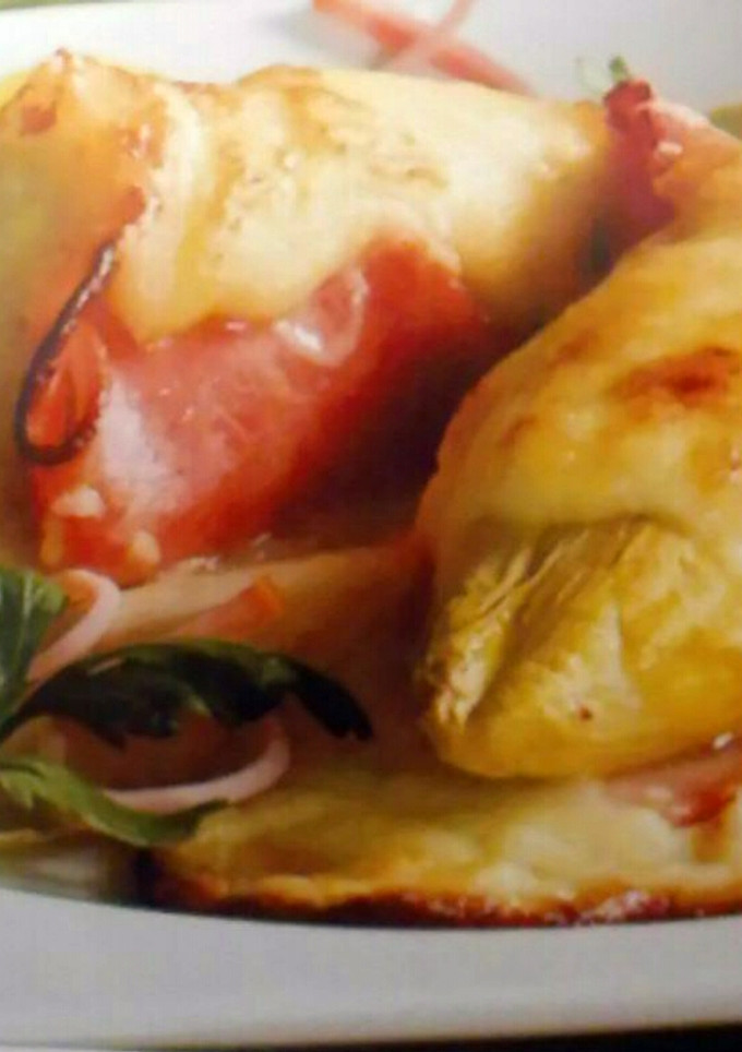 Una foto de Endivias gratinadas