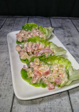 Gambar Chicken Salad Lettuce(Healthy Breakfast)