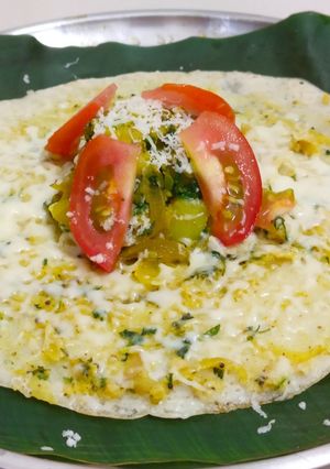 A picture of Masala Cheese Open Dosa.