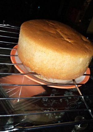 A picture of Oil based vanilla cake recipe.