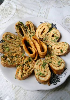 Foto resep Telur Dadar Gulung