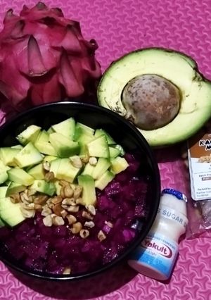 Foto resep Fruits Salad with Cashews