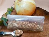 Cáscaras de cebolla deshidratadas para sazonar
