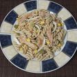 Ensalada de pasta con salmón