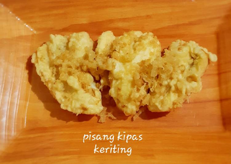 Resep Baru Pisang Kipas Keriting Ala Rumahan