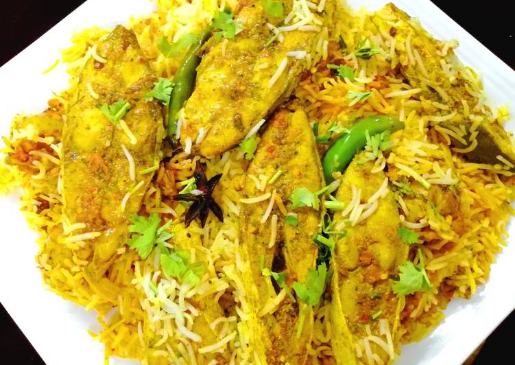Steps to Prepare Ultimate Fish biryani #CookpadApp
