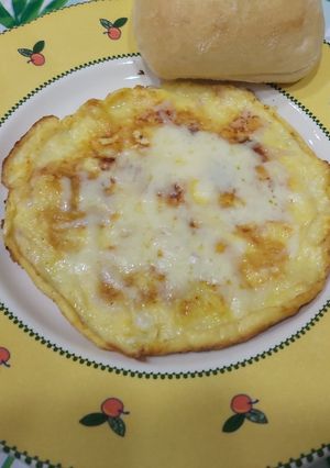 Una foto de Tortillita gratinada, con jamón de pavo