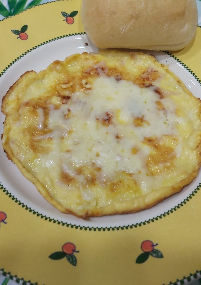 Una foto de Tortillita gratinada, con jamón de pavo